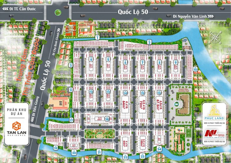 Mặt bằng dự án Tân Lân Residence
