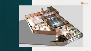 Các tòa nhà The Win City được bố trí linh hoạt theo hình chữ U