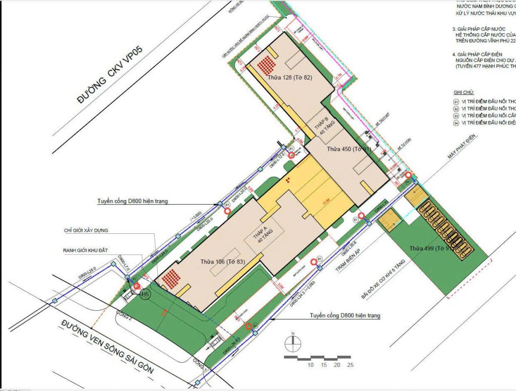 mặt bằng A&T sài gòn riverside