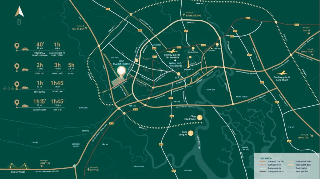 vị trí khu đô thị dragon eden