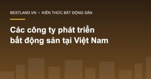 Những công ty phát triển bất động sản tiêu biểu tại Việt Nam