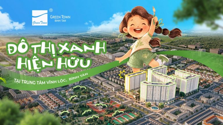 Dự án căn hộ Green Town Bình Tân trong khu đô thị Vĩnh Lộc 110ha hiện hữu